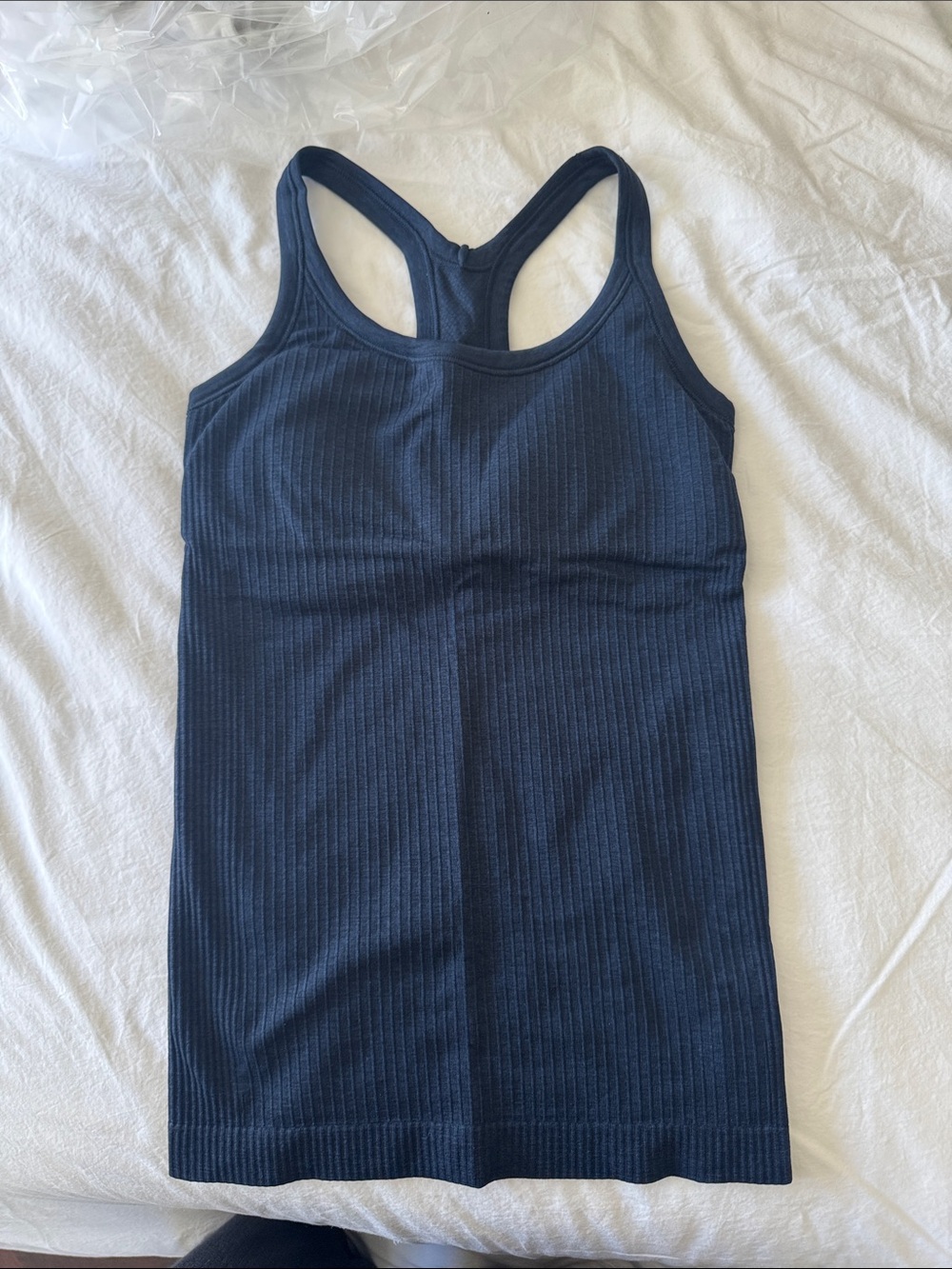 Lululemon Ribbed Racerback Tank Top - Navy